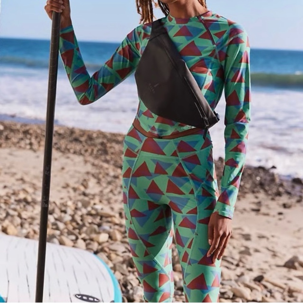 Free People Movement Make Way Printed Top & Leggings Set